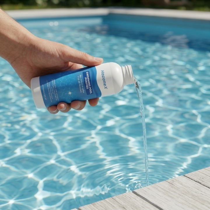 Schwimmbad-Klärmittel für kristallklares Poolwasser -    Zorenza