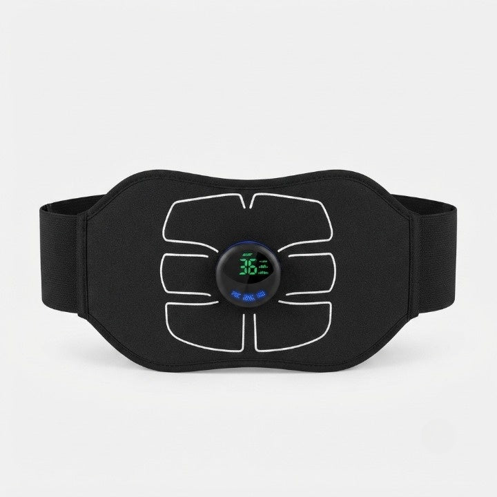 EMS-Bauchgürtel – 6 Trainingsmodi, USB-aufladbar -    Zorenza