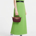 Mini-Handtasche mit Lederdetails und Goldverschluss -    Zorenza