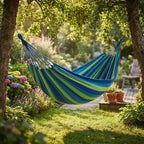 Hängematte Baumwolle faltbar für Garten und Balkon -    Zorenza