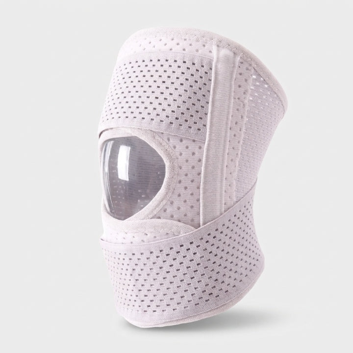 Kniebandage mit Seitenstützen und Klettverschluss, atmungsaktiv, M bis 3XL -    Zorenza