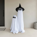 Leuchtender Geist mit Hexenhut – Halloween-Dekoration -    Zorenza