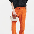 Mini-Handtasche mit Lederdetails und Goldverschluss -    Zorenza