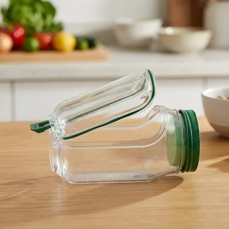 Glas-Salatbehälter mit Deckel – Frische Zutaten, kein matschiger Salat Zorenza