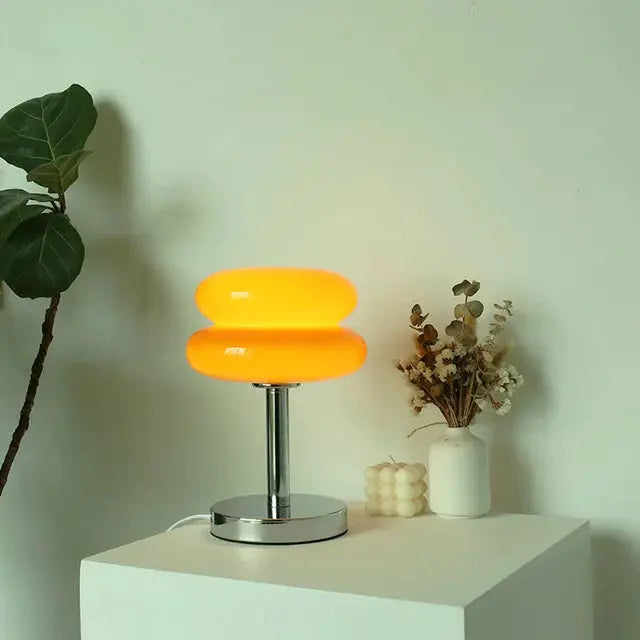 Glas-Tischlampe als Nachtlicht Zorenza