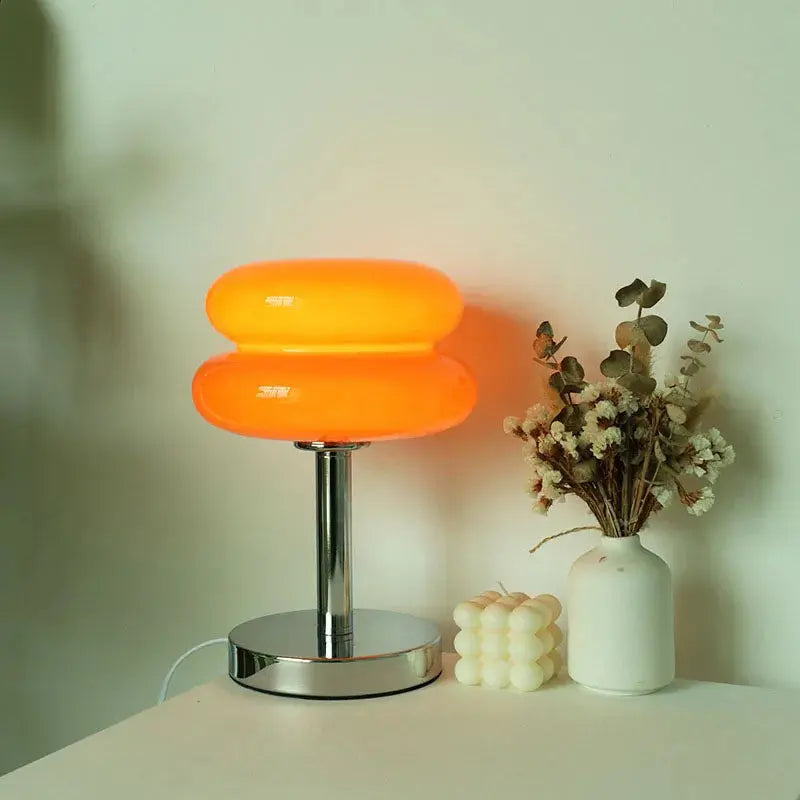 Glas-Tischlampe als Nachtlicht Zorenza