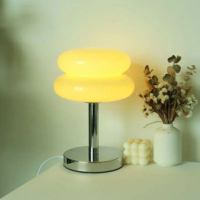 Glas-Tischlampe als Nachtlicht Zorenza