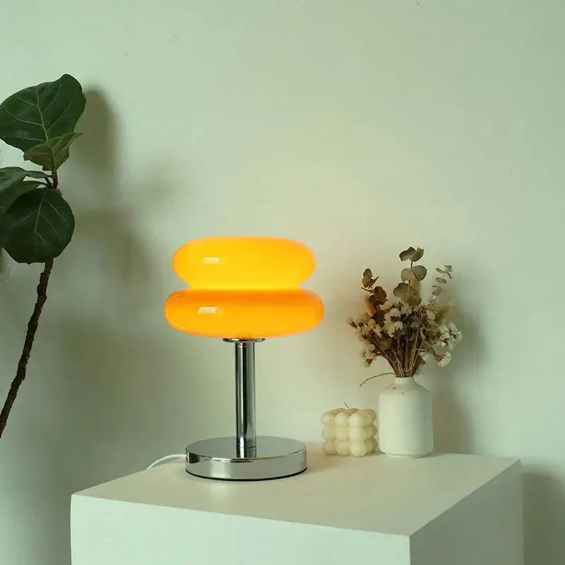 Glas-Tischlampe als Nachtlicht Zorenza