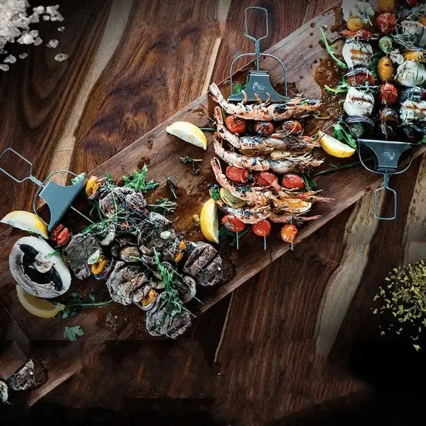 Grillspieß-Set mit Abstreifer (3er-Set) Zorenza