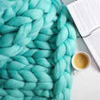 Grob gestrickte Wohndecke extra groß Zorenza