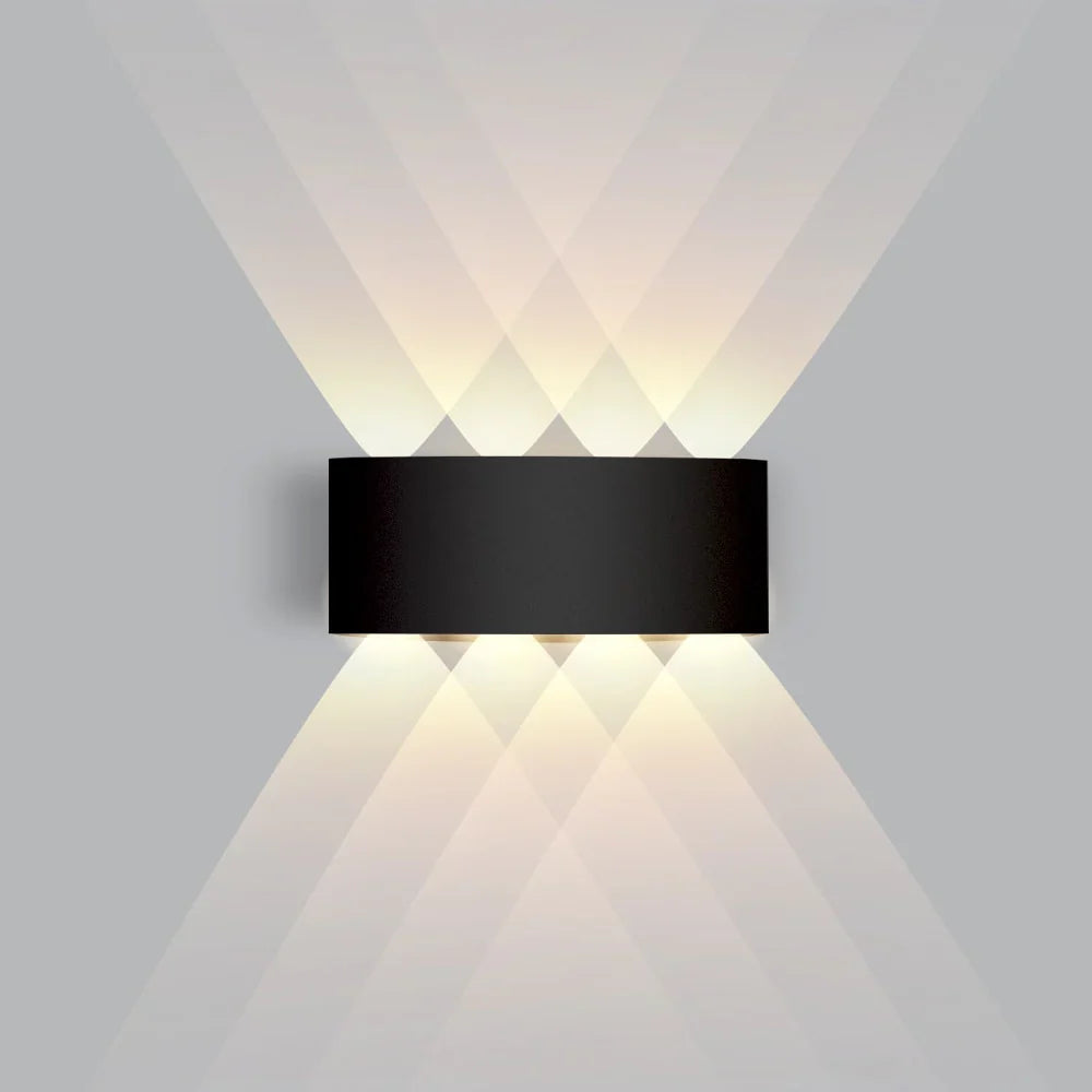 Innen-LED-Wandleuchte mit Auf-Ab-Licht – Warmweiß Zorenza