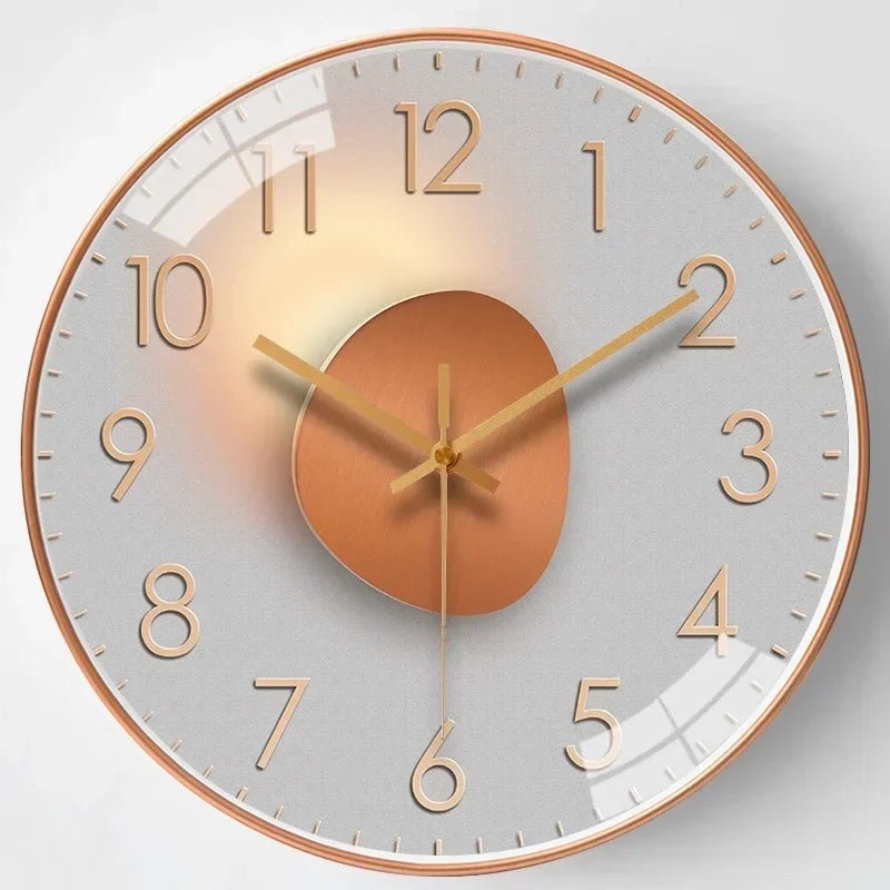 Wanduhr mit LED-Beleuchtung – Stille Quarzmechanismus -    Zorenza