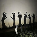 Halloween Gartenstecker Metall – Schattenfigur lebensgroß -    Zorenza