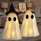 Geisterfiguren LED WeißBeleuchtete Halloween-Deko für Innenbereich -    Zorenza