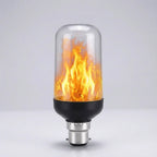 Wandleuchte Laterne Antik-Gold mit Flammeneffekt-LED -    Zorenza