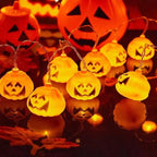 Halloween-Lichterkette Cartoon-Design mit LED-Beleuchtung -    Zorenza