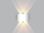 Innen-LED-Wandleuchte mit Auf-Ab-Licht – Warmweiß Zorenza