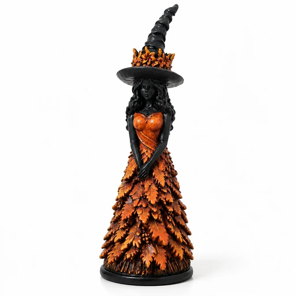 Hexenfigur Resin mit gotischem Design – 25 cm -    Zorenza