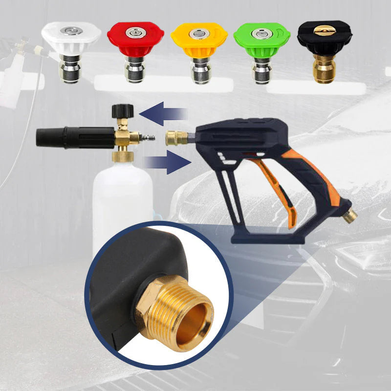 Hochdruckreiniger Lanze Set 4000 PSI – Ergonomisch, korrosionsbeständig -    Zorenza