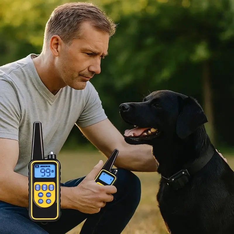 Hundetrainingshalsband mit Fernbedienung – 3 Modi & 99 Stufen Zorenza