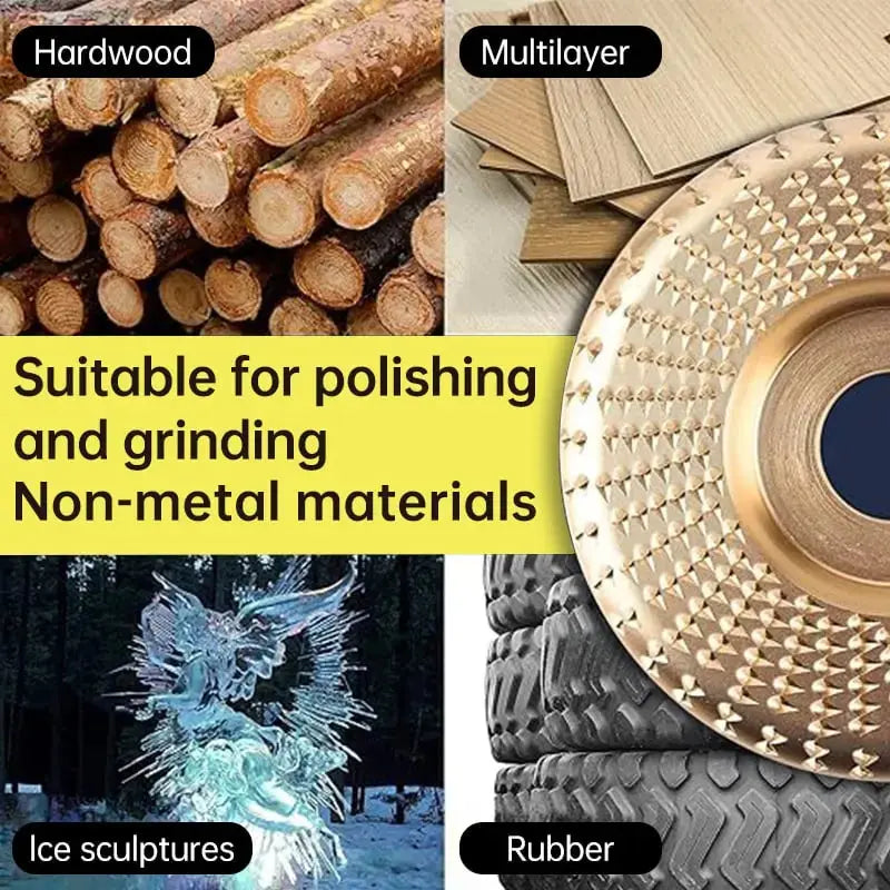 Industrie-Qualitäts 3-teiliges professionelles Schleifscheiben-Set für die Holzbearbeitung Zorenza
