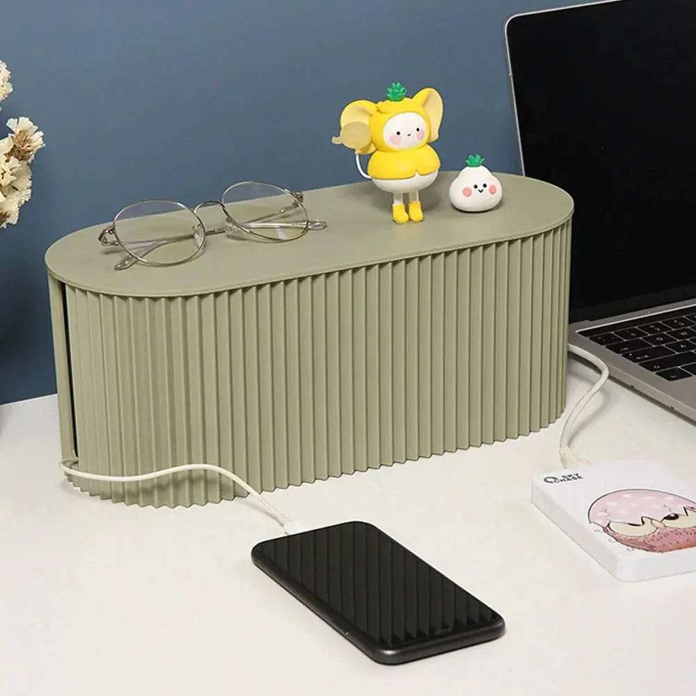 Kabelbox mit Deckel – Keine Sichtbaren Kabel oder Steckdosenleisten Mehr Zorenza
