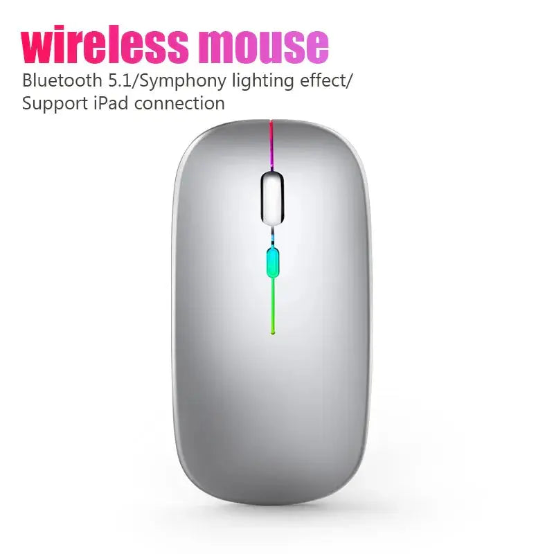 Kabellose Maus mit RGB-LED-Beleuchtung – ohne Batterien Zorenza