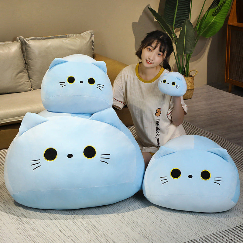 Kawaii Katzen-Plüschkissen – Kuschelweiches Deko-Kissen Zorenza