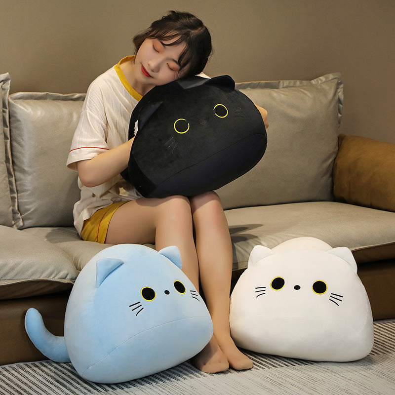 Kawaii Katzen-Plüschkissen – Kuschelweiches Deko-Kissen Zorenza