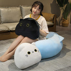 Kawaii Katzen-Plüschkissen – Kuschelweiches Deko-Kissen Zorenza