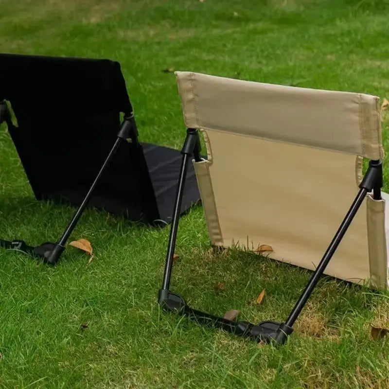 Klappbarer Bodenstuhl mit Rückenlehne – für Camping & Picknick Zorenza