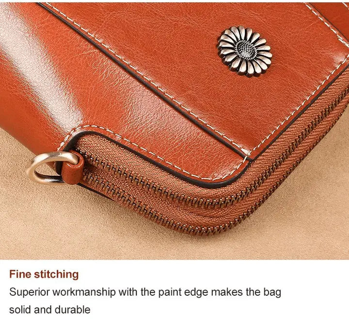 Kleine Crossbody-Tasche in Lederoptik mit mehreren Fächern – Verstellbarer Riemen Zorenza