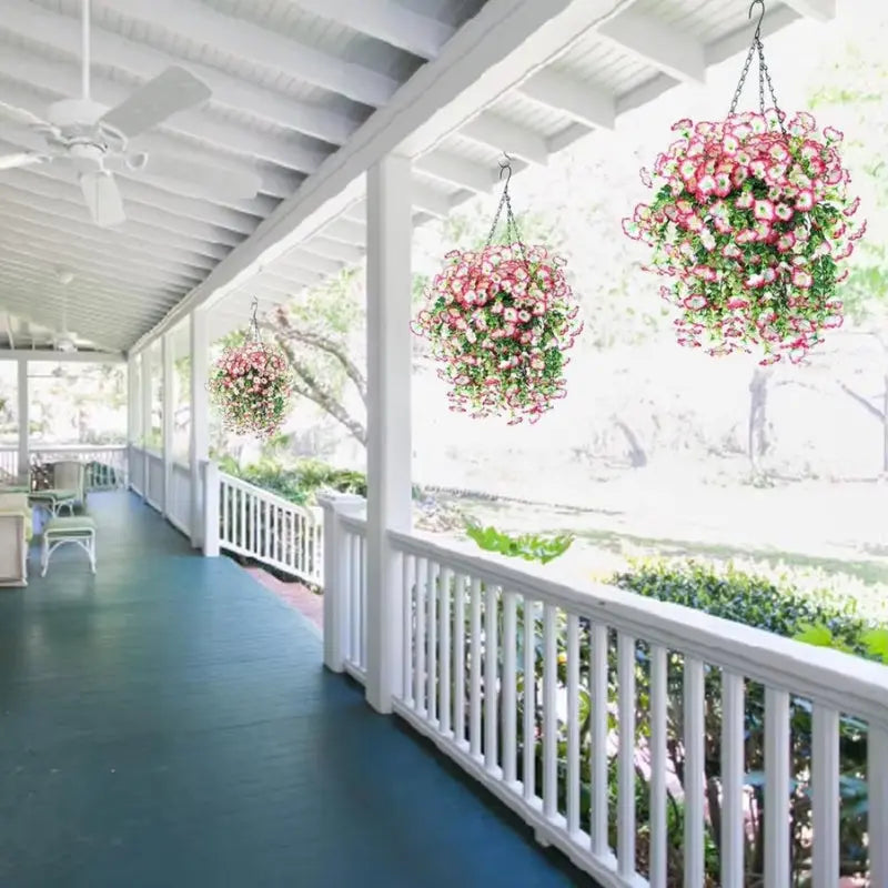 Künstlicher Hängeblumenstrauß – Balkon- & Gartendeko Zorenza