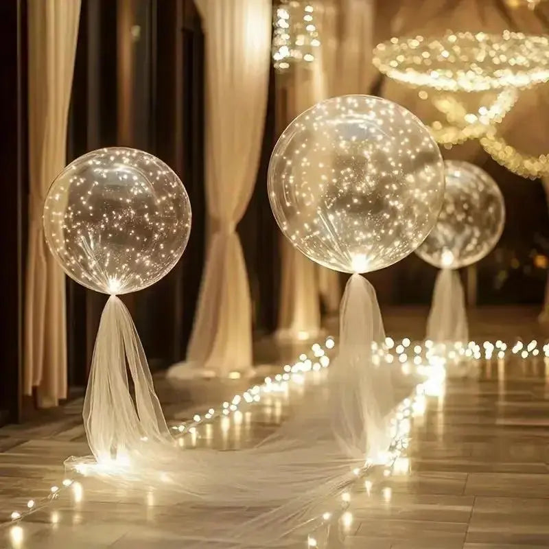 LED-Ballon-Set mit 10 Stück – Warmes Leuchten für jeden Anlass Zorenza