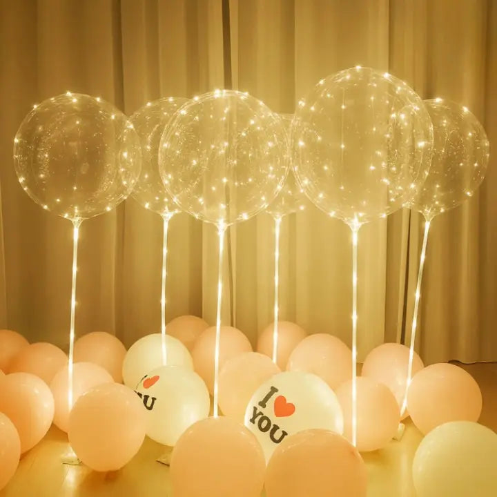 LED-Ballonlichter mit warmweißem Licht Zorenza