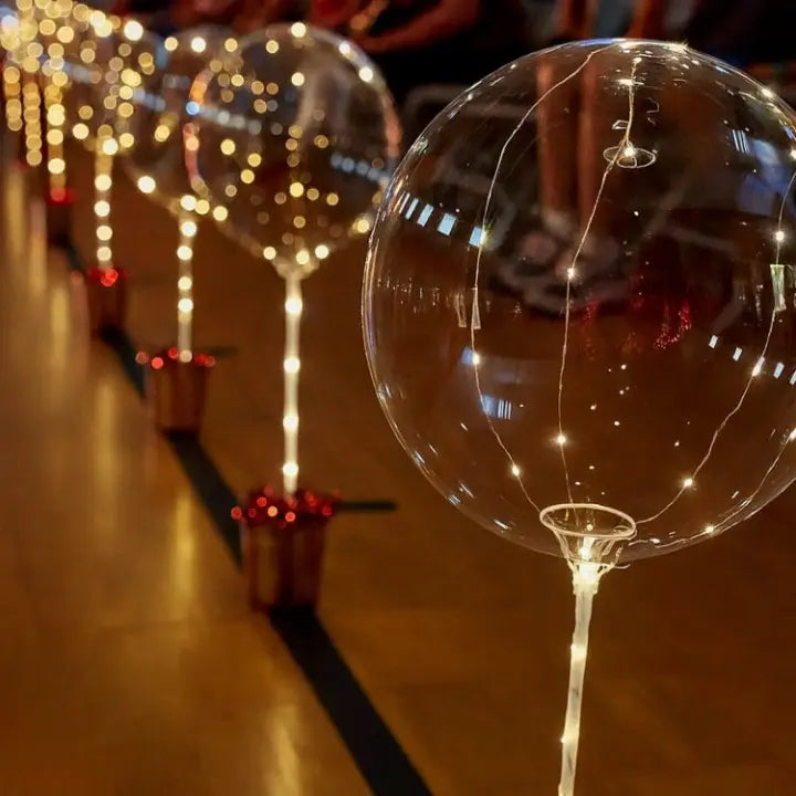 LED-Ballonlichter mit warmweißem Licht Zorenza