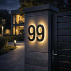 LED-Hausnummer – Gut sichtbar bei Tag und Nacht Zorenza