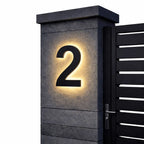LED-Hausnummer – Gut sichtbar bei Tag und Nacht Zorenza