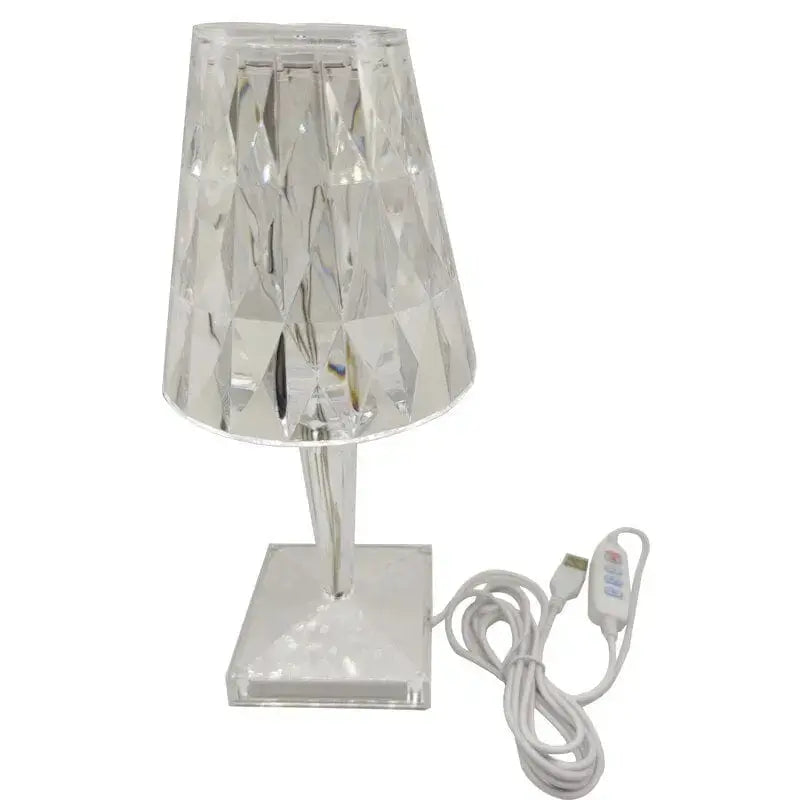LED Kristall Tischlampe, kabellos Zorenza