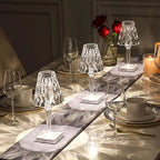 LED Kristall Tischlampe, kabellos Zorenza