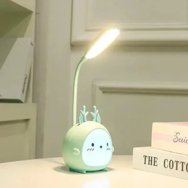 LED-Schreibtischlampe Cartoon-Tier – Sanftes Licht & Flexibler Hals Zorenza