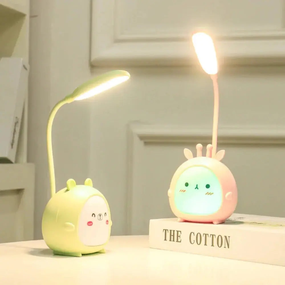 LED-Schreibtischlampe Cartoon-Tier – Sanftes Licht & Flexibler Hals Zorenza