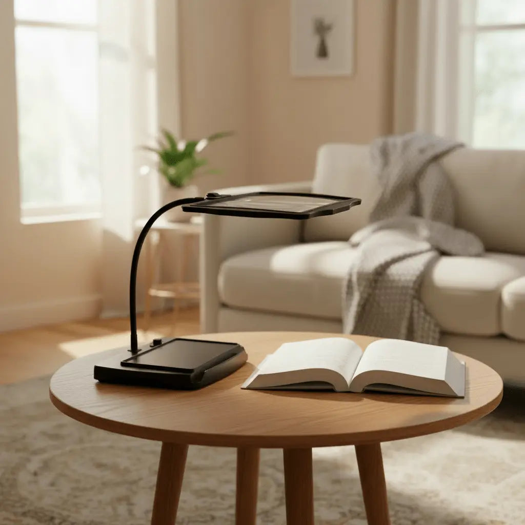 LED-Tischlupenlampe – Freihändiges Lesen & Arbeiten Zorenza
