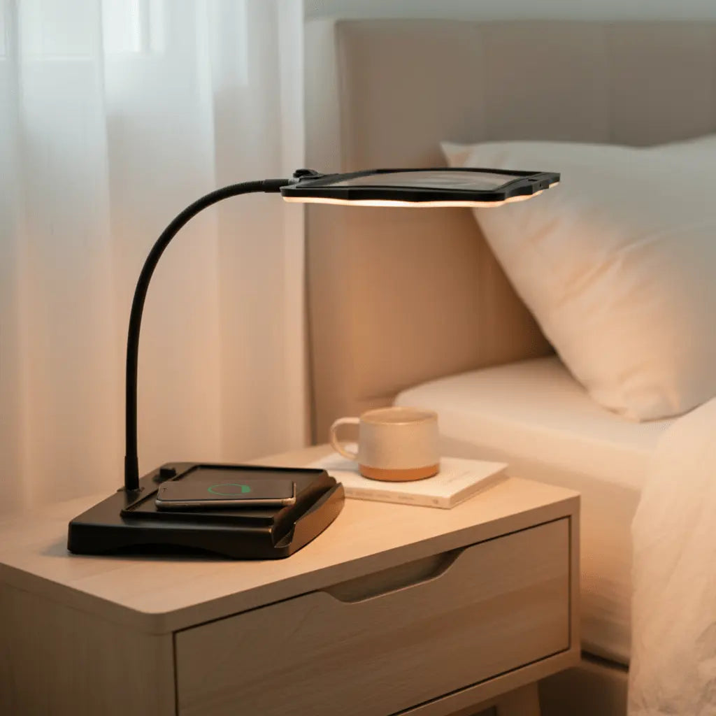 LED-Tischlupenlampe – Freihändiges Lesen & Arbeiten Zorenza