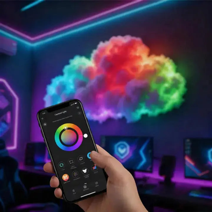 LED Wandlicht Cloud-Design Zorenza