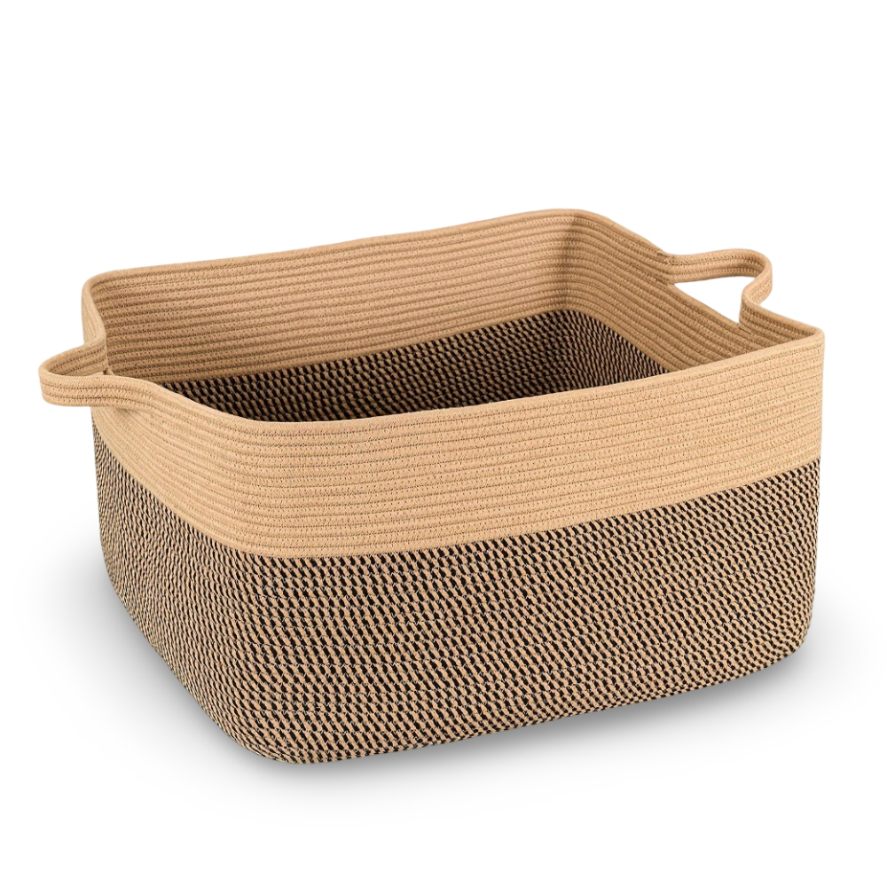 Textil-Aufbewahrungskorb 45L – Decken- & Wäsche-Organizer - Zorenza