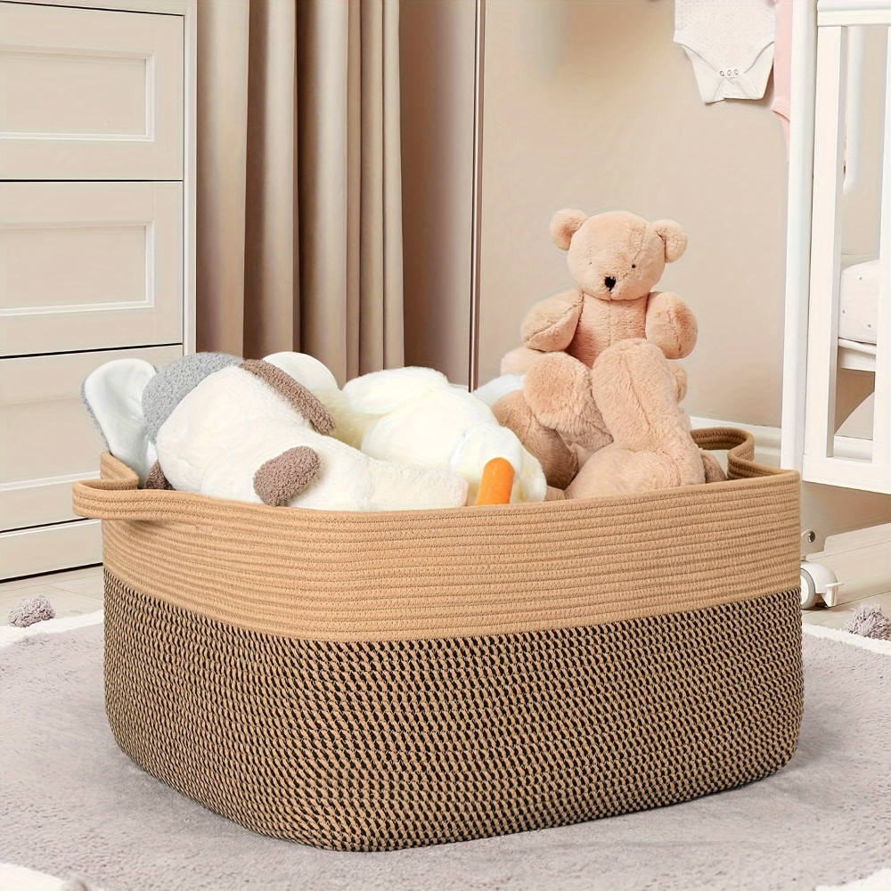 Textil-Aufbewahrungskorb 45L – Decken- & Wäsche-Organizer - Zorenza