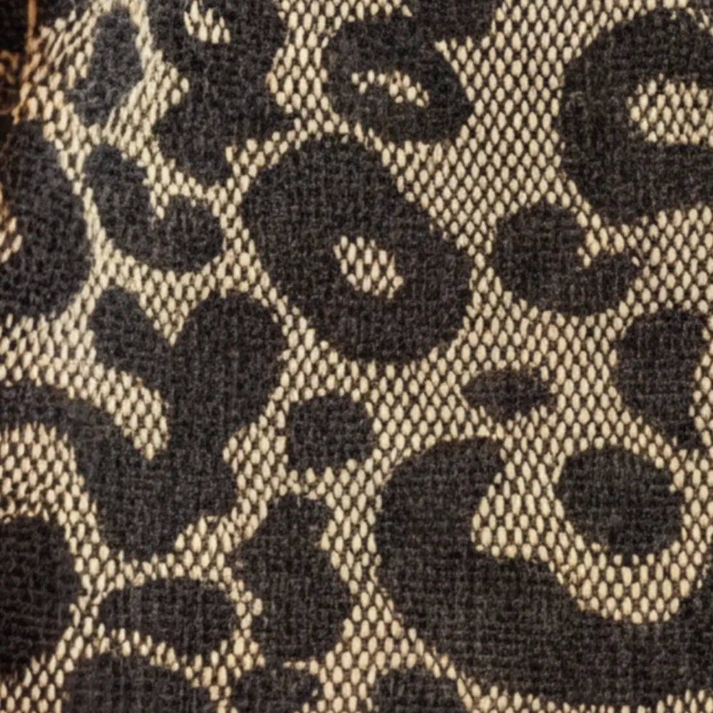 Leotard-Print Tote-Bag mit Goldketten-Detail Zorenza