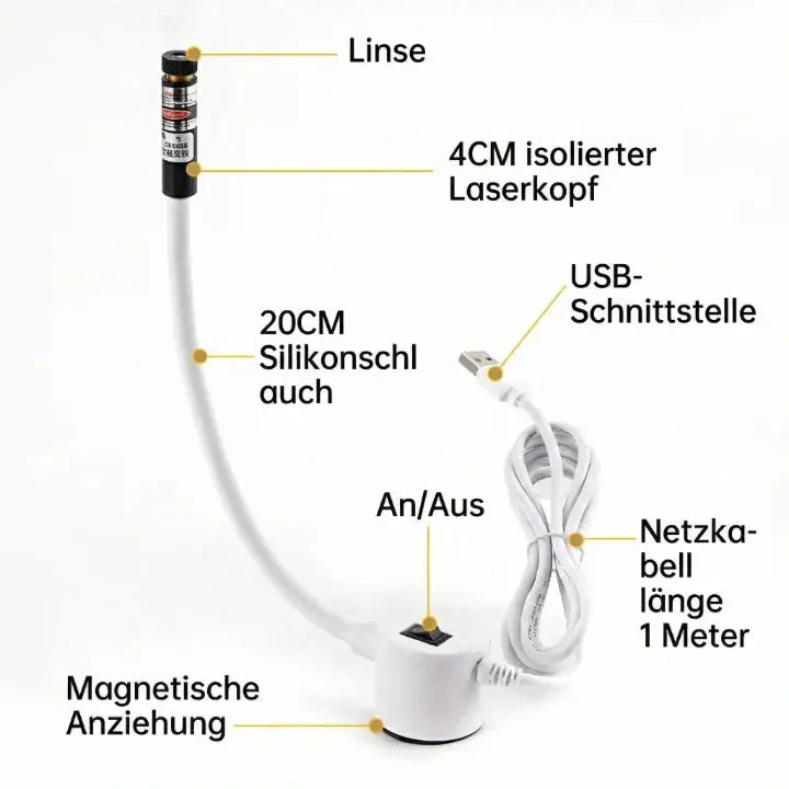 Magnetische Laser-Nähhilfe für Nähmaschinen Zorenza