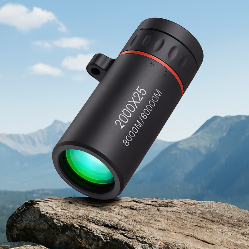 Monokular Teleskop 2000x25 – Kompakt für Wandern und Vogelbeobachtung -    Zorenza